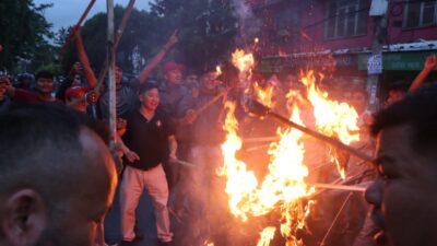 मूल्य वृद्धिविरुद्ध अनेरास्वियुको प्रदर्शन (तस्बिरहरु)