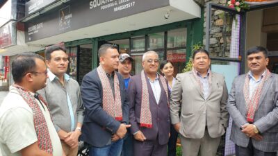 सिभिल बैङ्ककाे ९९ औँ  एटिएम पोखराको लेकसाईडमा