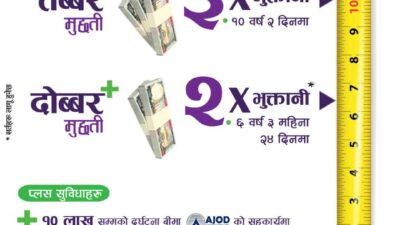 सिभिल बैङ्कले ल्यायाे दोब्बर प्लस र तेब्बर प्लस मुद्दती योजना