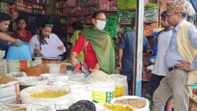 बेँसीशहरका अधिकांश पसल मापदण्ड बिपरित संचालित